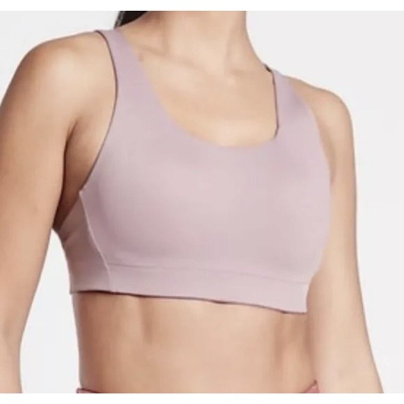 Athleta Light Pink Sports Bra - Picture 1 of 6